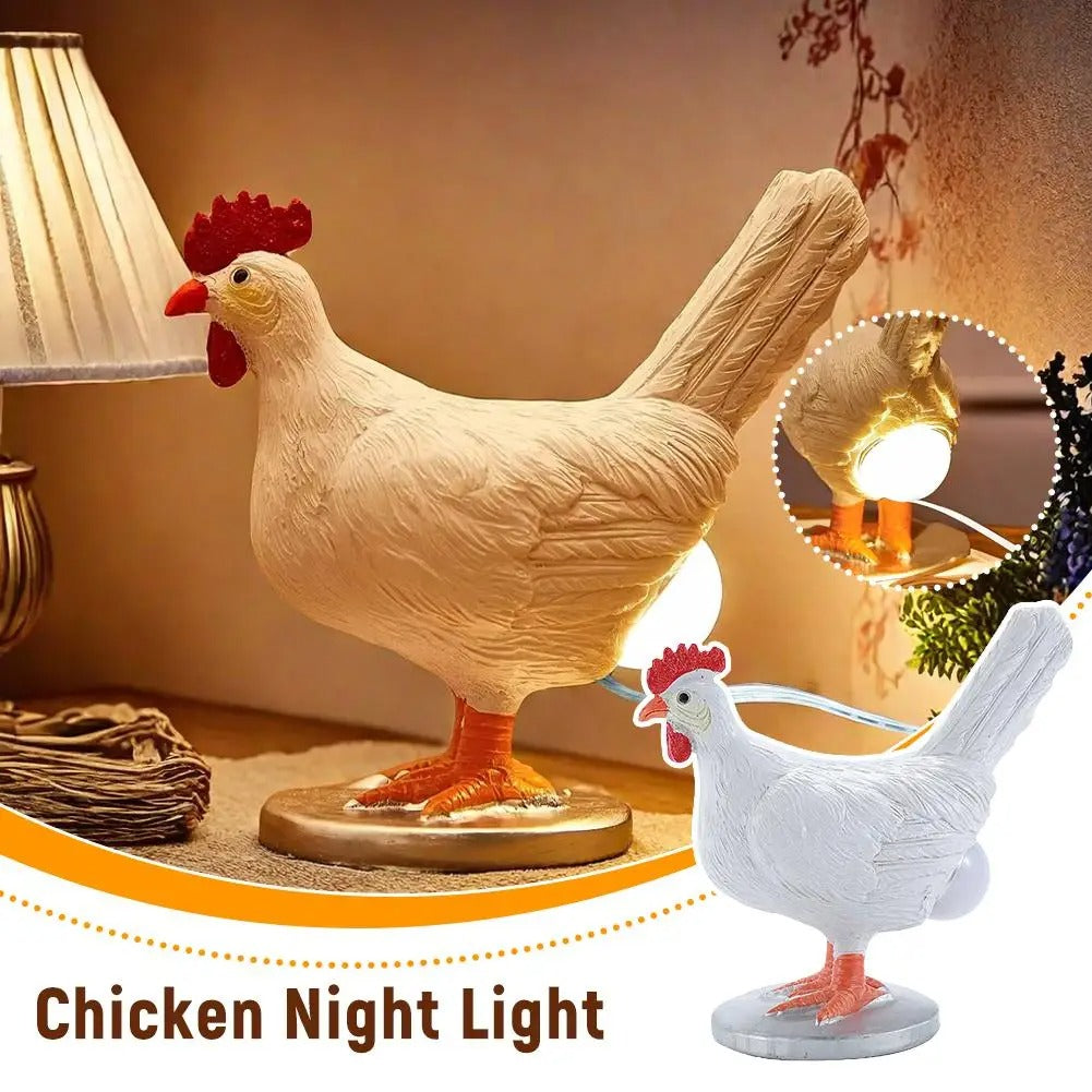 Funny Laying Hen LED Night Light