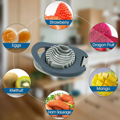 Multipurpose Egg Slicer with Stainless Steel Wire