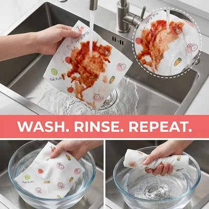 Reusable Kitchen Paper Towel Roll – 400 Sheets