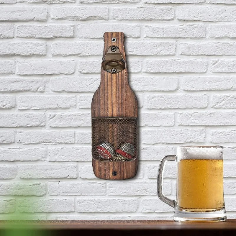 Wall-Mounted Bar Bottle Opener