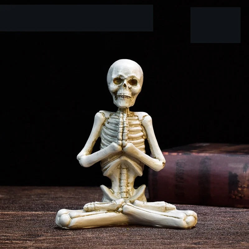 Yoga Skeleton Figurine Collection - 4Pcs