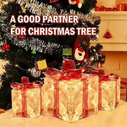 3-Piece Light-Up Gift Box Set