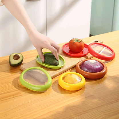 Reusable Silicone Food Savers - 4Pcs