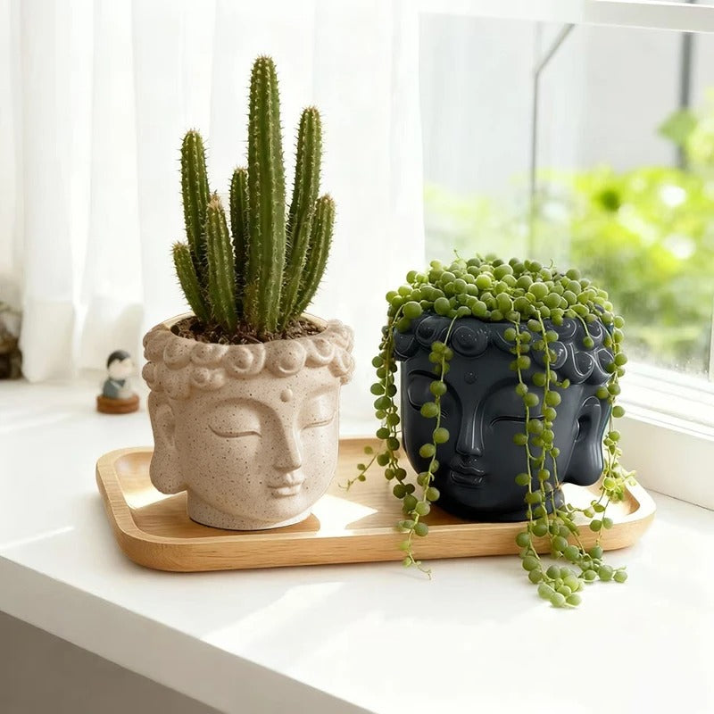 Peaceful Buddha Planter Pot - 1pc