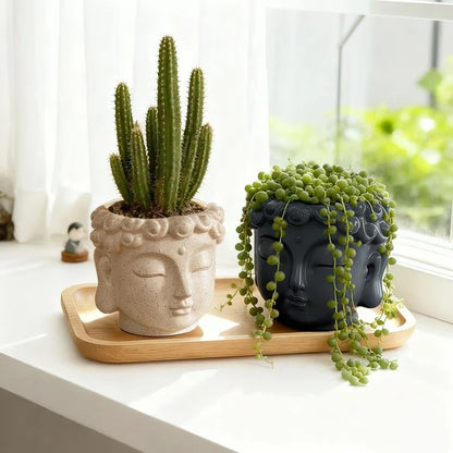 Peaceful Buddha Planter Pot - 1pc