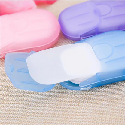 5 Boxes Portable Soap Paper Sheets (100pcs)