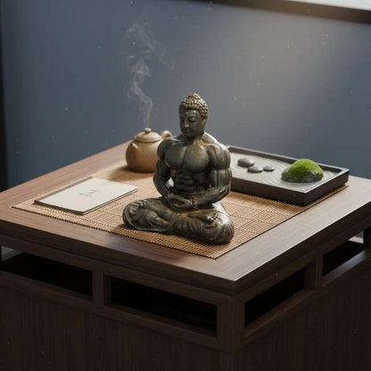 Muscular Buddha Sculpture