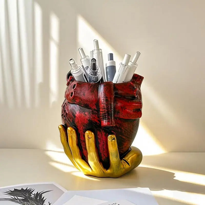 Creative Anatomical Heart Desktop Storage Organizer