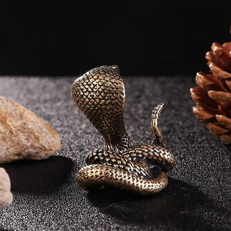 Guardian Cobra Bronze Figurine