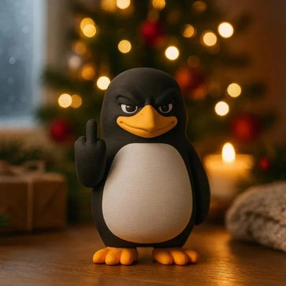 Bold Penguin Desk Decor