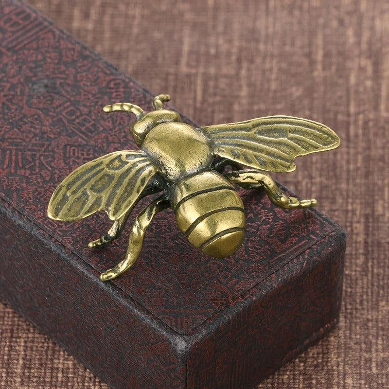 Solid Brass Bee Figurine