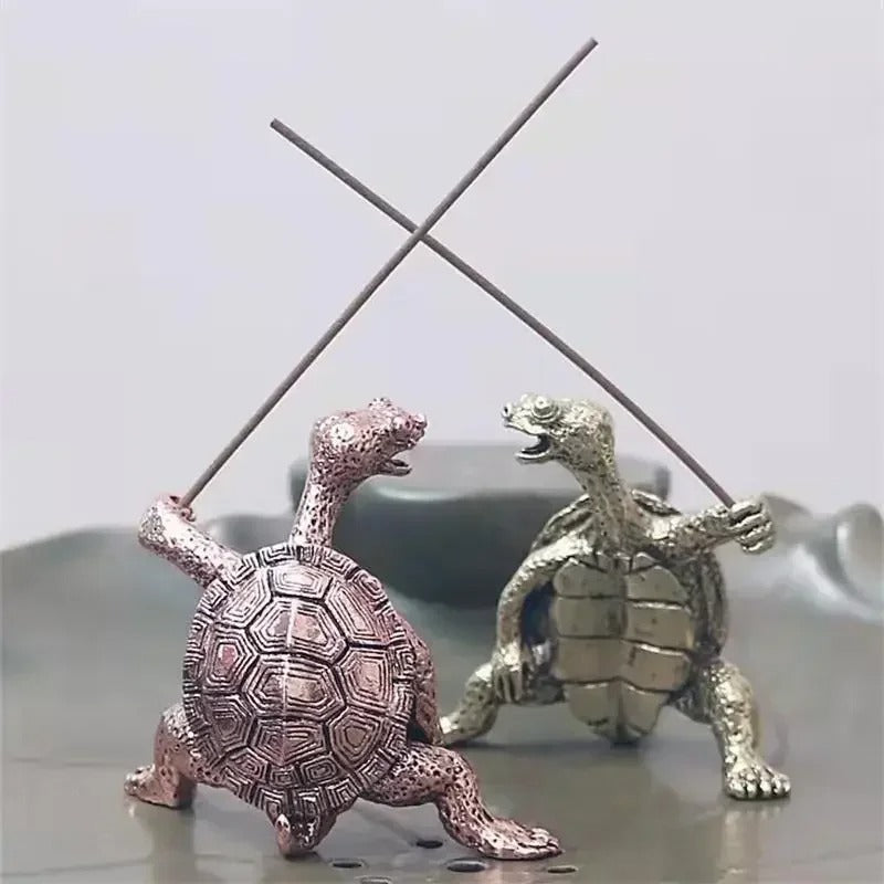 Vintage Turtle Incense Burner (2PCS)