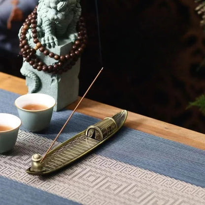 Japanese Creative Boat Incense Holder