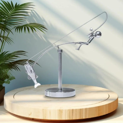 Fisherman Balancing Sculpture