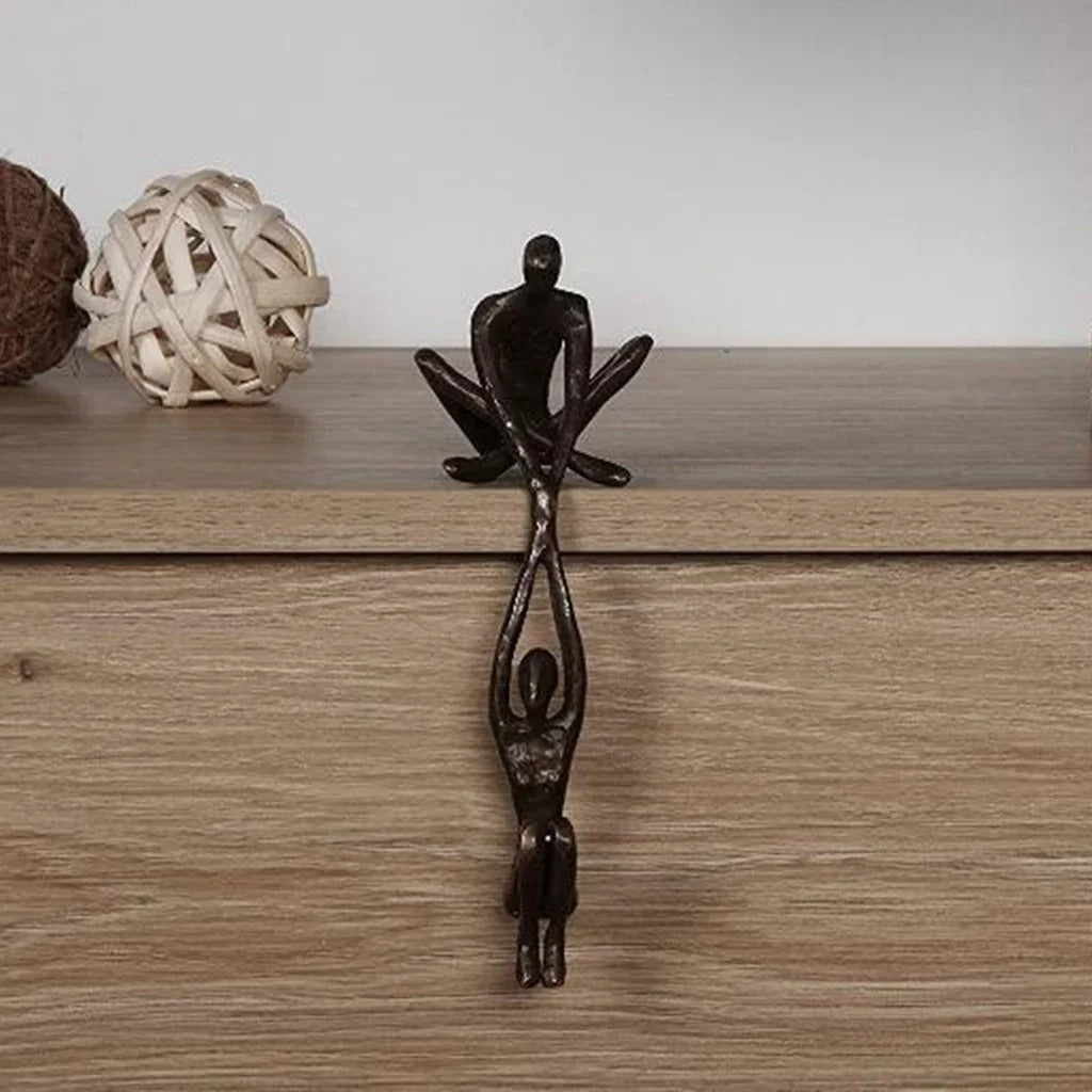Helping Hands Couple Sculpture