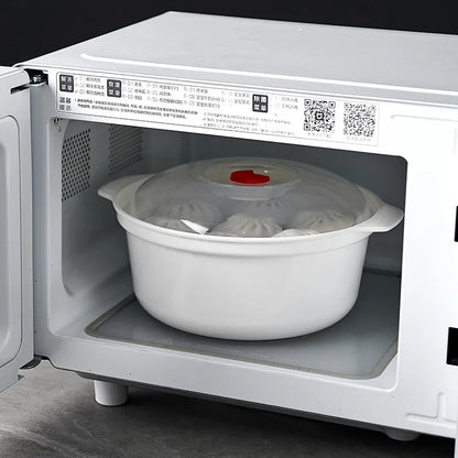 Microwave-Safe Plastic Bowl Set with Lids – 3pcs