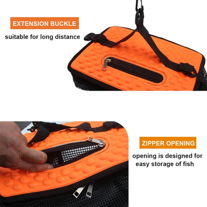 Foldable Floating Fish Basket with Free 5m Rope