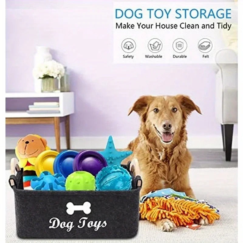 Pet Toy Storage Basket