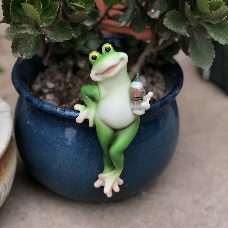 Tipsy Frogs Pot Hanger Set (3pcs)