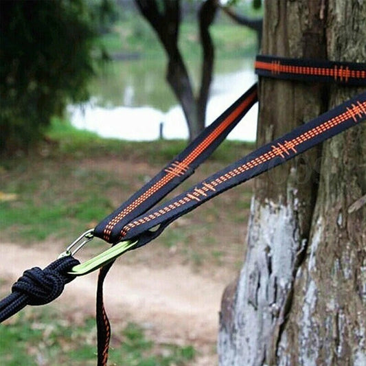 Heavy-Duty Hammock Straps (2 Pack) – 600lb Strength Adjustable Tree Straps