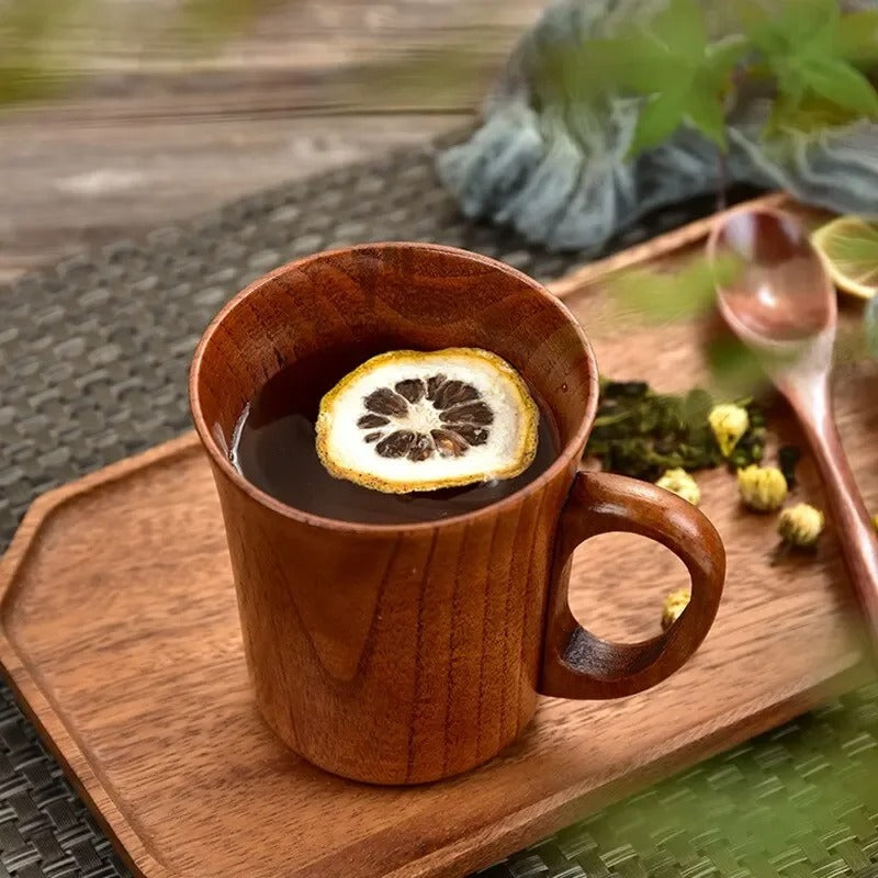 280ML Handmade Wooden Mug