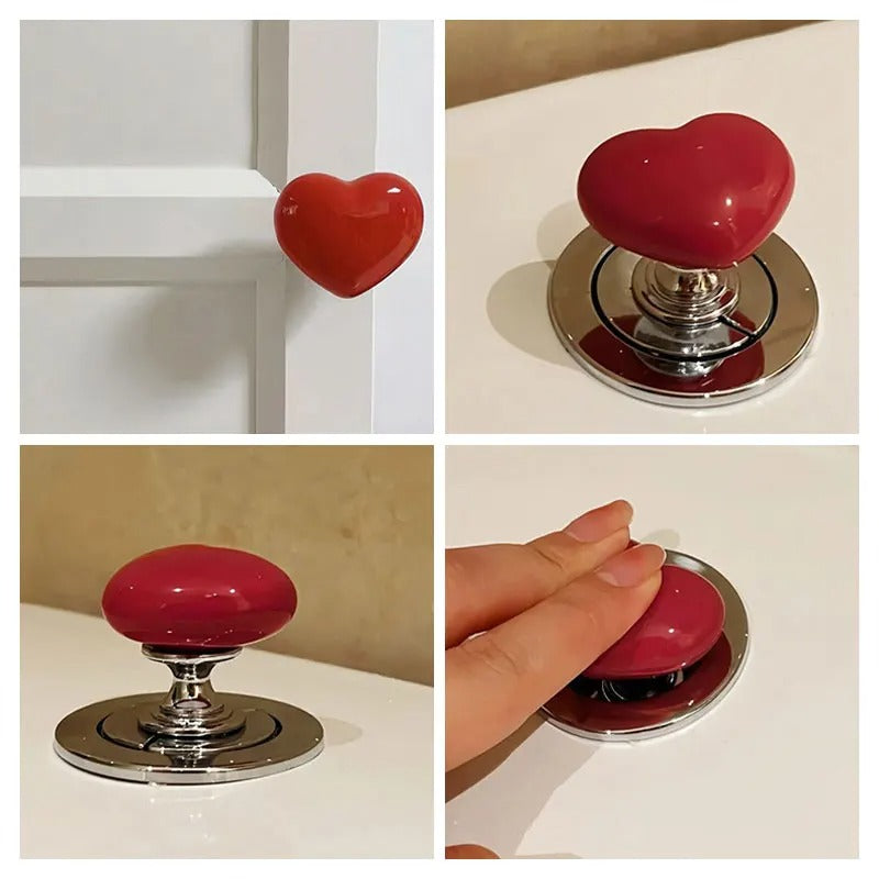 4pcs Heart Shape Toilet Presser
