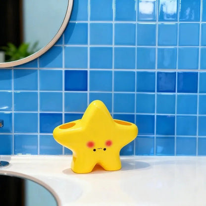 Cute Star Toothbrush Holder