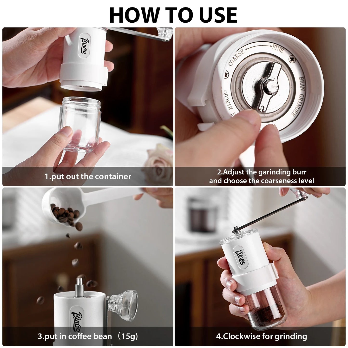 Portable Manual Coffee Grinder