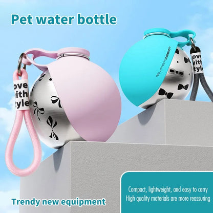 2-in-1 Portable Dog Water Bottle & Bowl