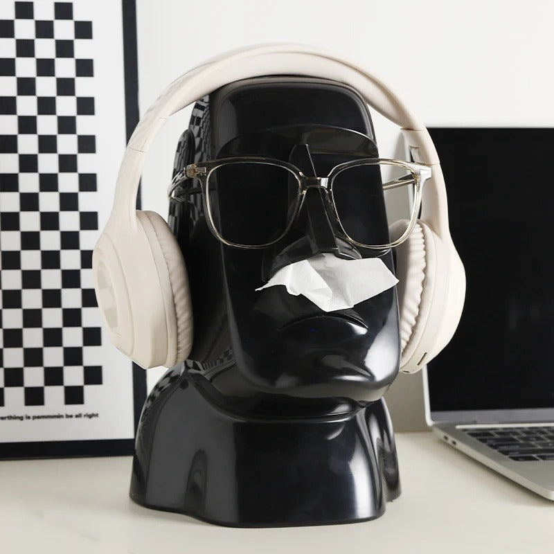 Statue Tissue Box & Glasses Holder