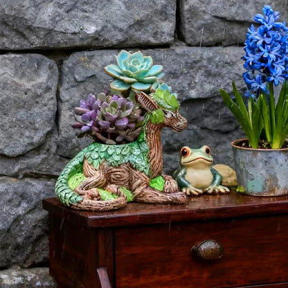Resting Dragon Planter