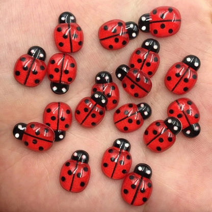50pcs Mini Ladybug - Self-Adhesive