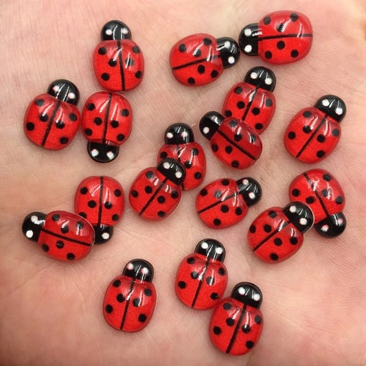 50pcs Mini Ladybug - Self-Adhesive