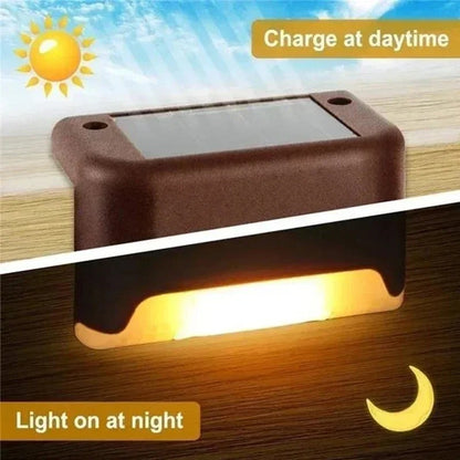 Solar Stair Lights for Outdoor Steps & Decks
