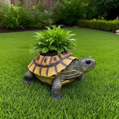 Turtle Shell Planter Pot