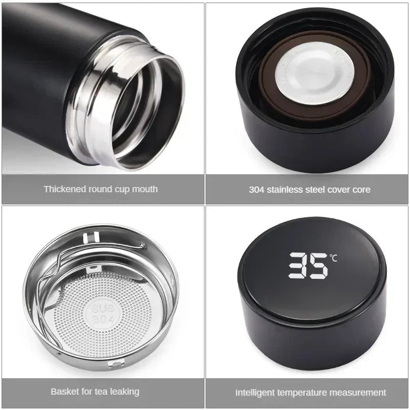 Smart Thermos Bottle – LED Temperature Display