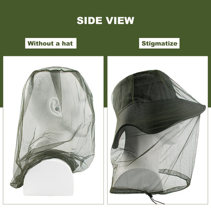 Mosquito Head Net for Camping , Hiking & Fishing