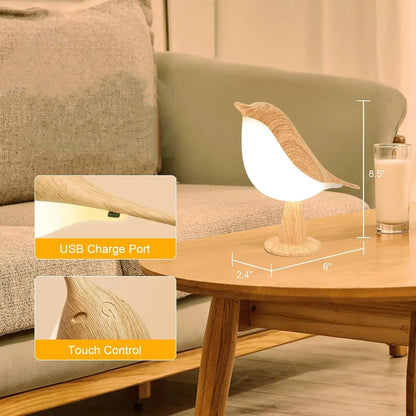 Cordless Bird LED Desk Lamp