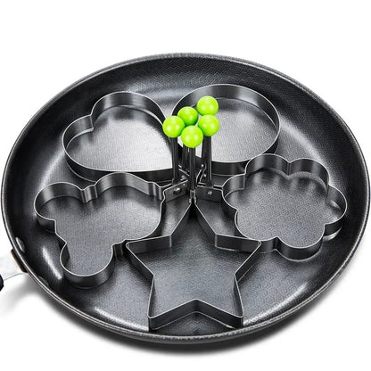 Stainless Steel Egg & Pancake Ring (5Pieces)