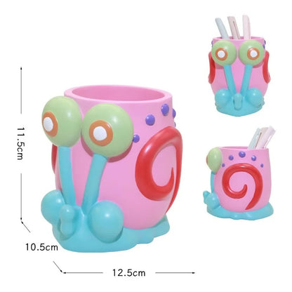 Cute Snail Pen Holder Organizer