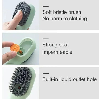 2-in-1 Liquid Dispensing Cleaning Brush