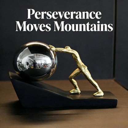 Persistence & Success Motivational Sculpture