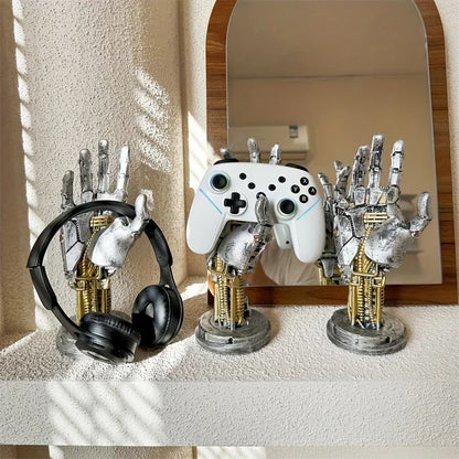 Futuristic Mechanical Hand Sculpture