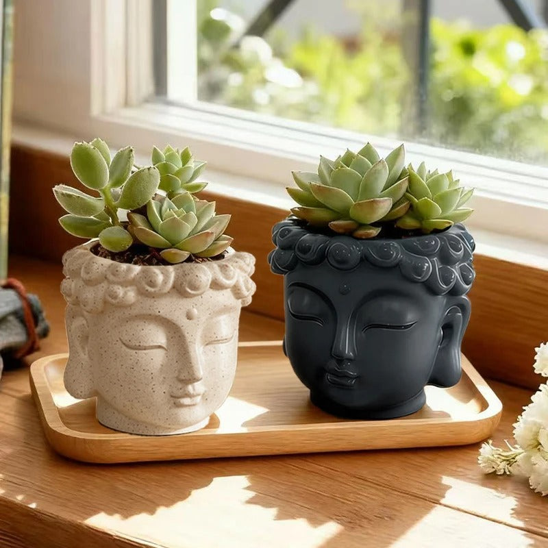 Peaceful Buddha Planter Pot - 1pc
