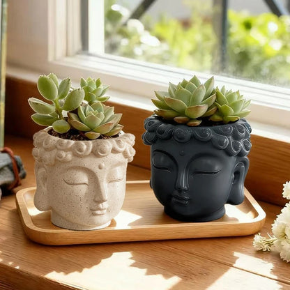 Peaceful Buddha Planter Pot - 1pc