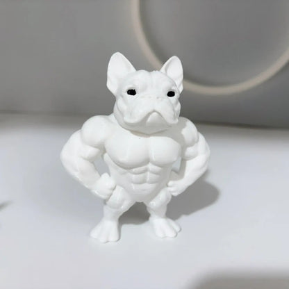 Muscle Bulldog Athlete Figurine