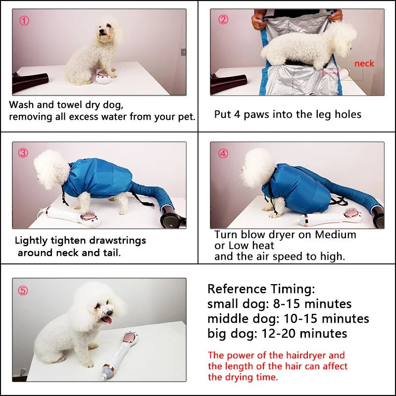 Dog Drying Bag