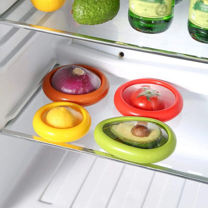 Reusable Silicone Food Savers - 4Pcs