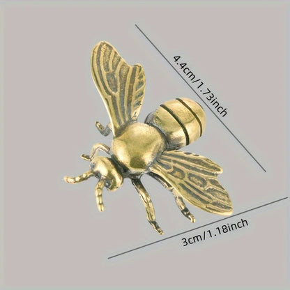 Solid Brass Bee Figurine