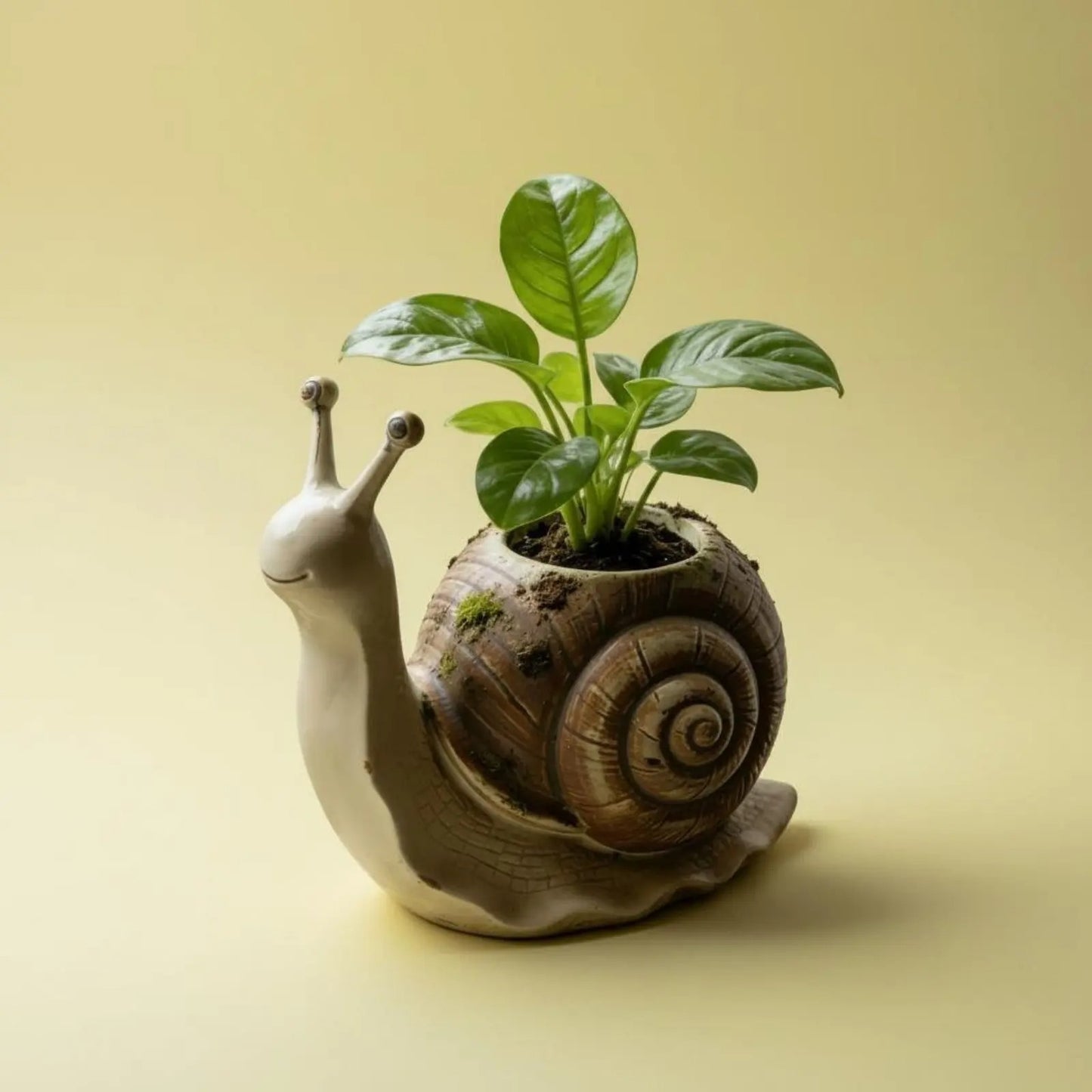 Charming Snail Succulent Planter